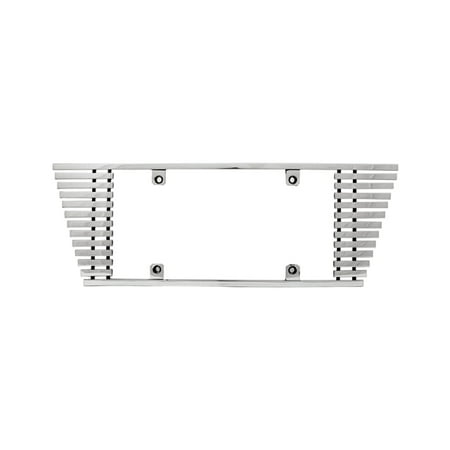 Edge Billet - IPCW CWL-831B 8mm BILLET LICENSE PLATE FRAME ANGLED EDGE