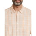 thumbnail image 5 of George Men's Seersucker Button Up Shirt with Short Sleeves, 5 of 6