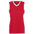 thumbnail image 2 of Augusta S Ladies Block Out Jersey Red/White 1714, 2 of 5
