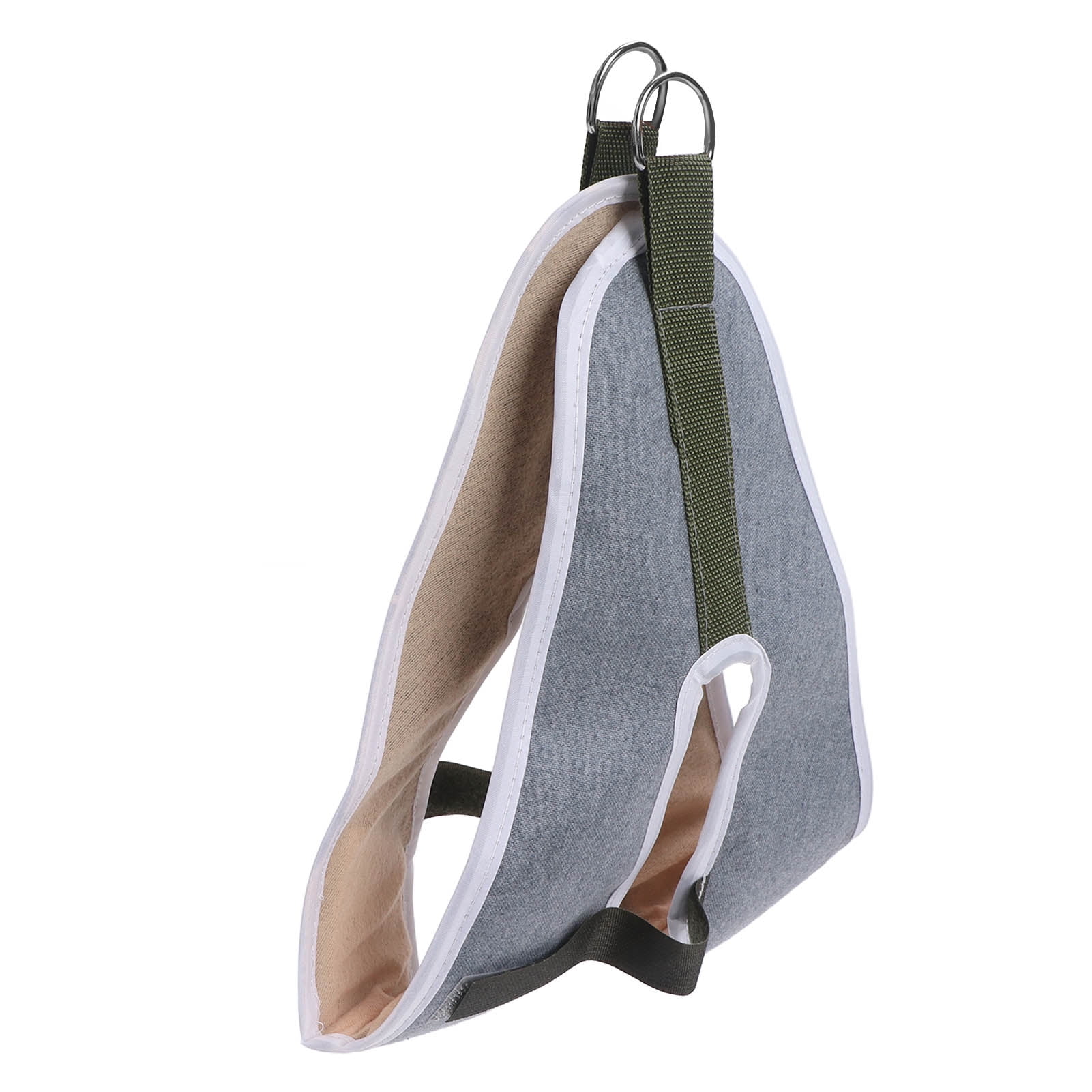 FAGINEY Neck Stretcher Device Belt,Canvas Cervical Spine Traction Belt Soft Adjustable Flexible Neck Traction Belt Accessories Gray,Cervical Traction Belt
