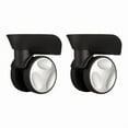 thumbnail image 2 of 2 Pieces Suitcase Wheels Baggage Wheel Luggage Accessories Silent Sturdy PP Material for Most Travel Trolley Cases, 2 of 9