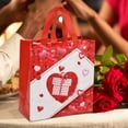 thumbnail image 7 of 12PCS Happy Valentines Day Reusable Gift Bags, Treat Bags with Handles, Valentines Day Party Bags, Multifunctional Non-Woven Valentines Bags for Gifts Wrapping, Valentines Party Supplies(Red), 7 of 7