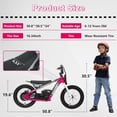 thumbnail image 5 of Cuoote Kids Electric Dirt Bike, Ages 6-12, 250W Brushless Motor, 15.5MPH, 16" Tires, 24V Battery, 5 of 9