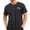 hgg071-Black, variant on Men's Small Logo Short Sleeve Crewneck T-Shirt, Standard Fit, Breathable Lightweight Stretch Fabric