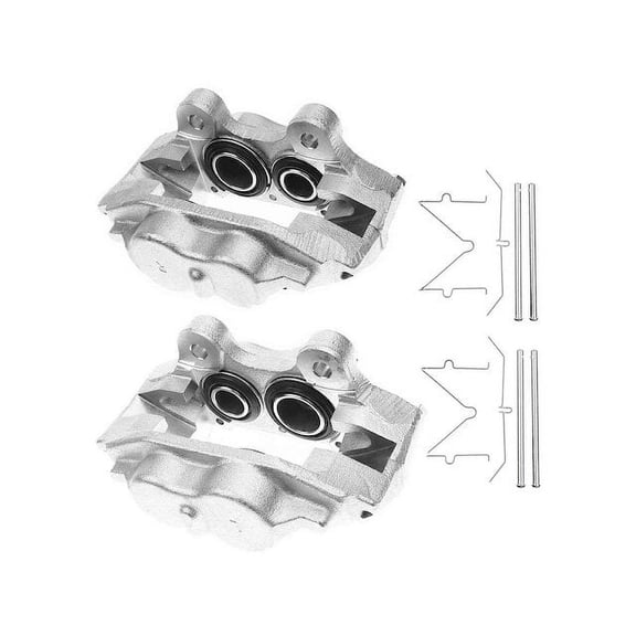 Brake Caliper Set 2 - Compatible with 1976 - 1990 Toyota Land Cruiser 1977 1978 1979 1980 1981 1982 1983 1984 1985 1986 1987 1988 1989