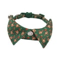 thumbnail image 2 of Pajarita navideña para gato, Collar navideño para gato, collares navideños con colgante, suministros cómodos para mascotas para niños y niñas, gatitos Alce verde, 2 of 8