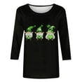 thumbnail image 4 of Saint Patricks Day Shirt Funny,Blouses for Women Dressy Casual,Athletic Tops Women Women Work Blouses for Office Professional Graphic T Shirts Loose Fit, 4 of 5