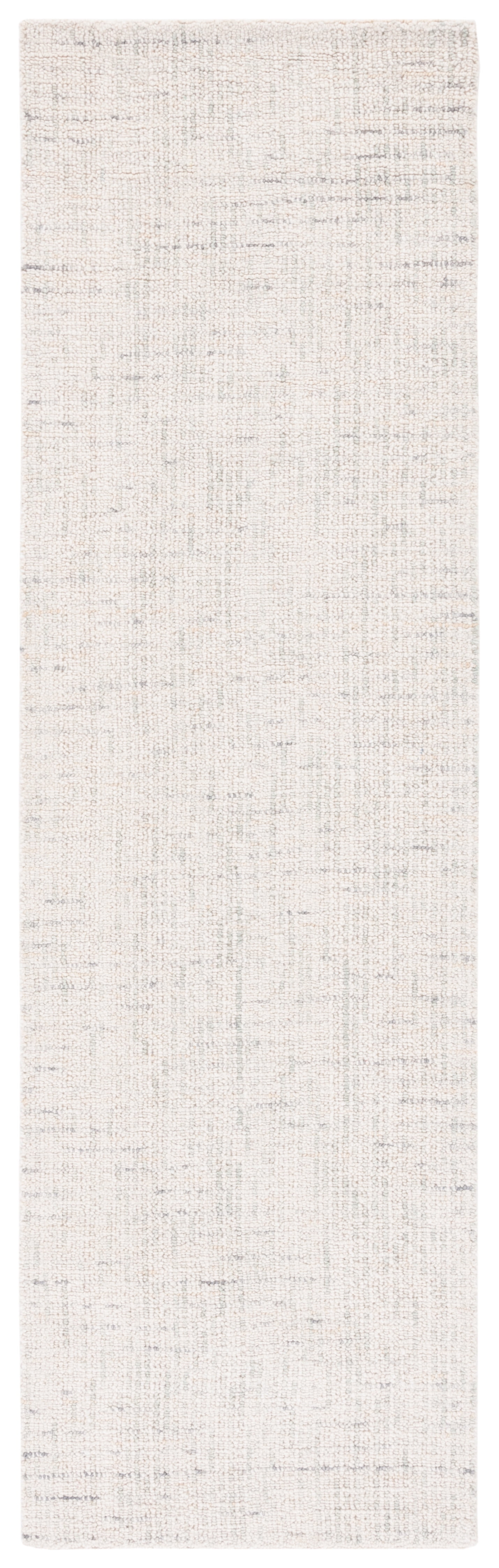 Safavieh Abstract Delia Distressed Wool Runner Rug, Ivory/Light Gray, 2'3" x 16'