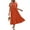 Brick Red, variant on Long Dresses for Women Summer Short Sleeve Casual Crewneck Maxi Dress with Pockets