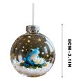 thumbnail image 3 of Exquisite Spherical Three Dimensional Christmas Frogs Ornament Home Decoration Round Hanging Ornament, 3 of 6