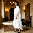 thumbnail image 4 of Chiffon Cape Poncho For Women, Teen Sheer Mesh Party Long Shawl Wrap, Halloween Capelet Bridal Evening Dress Cover Up, 4 of 7