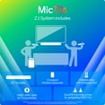 thumbnail image 4 of VIZIO MicMe 2.1 Karaoke Soundbar, 2 Wireless Microphones, Wireless Subwoofer w/ Dolby Atmos, DTS:X, Bluetooth — SK210X-0805 (New), 4 of 26