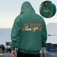 thumbnail image 1 of MHFRRA Sudadera con Capucha para Hombre, Forro Suave, Cómoda, Manga Larga, Informal, para Uso Diario Verde oscuro, 1 of 6