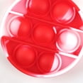 thumbnail image 2 of Silicona Push Bubble Ronda Llavero Puzzle Juguetes Autismo Stress Reliever (G) JShteea libre de BPA, 2 of 9