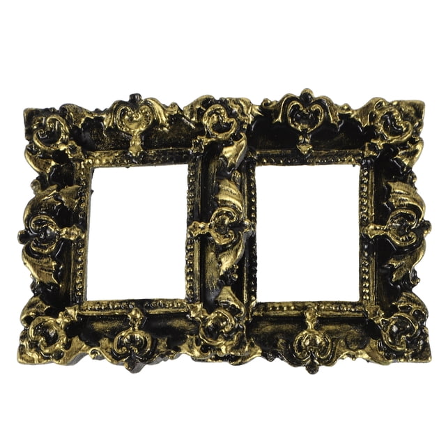 MOVTOTOP 2 Pcs Cadres Photo Miniatures en Résine Accessoires de Cadre Photo Rétro