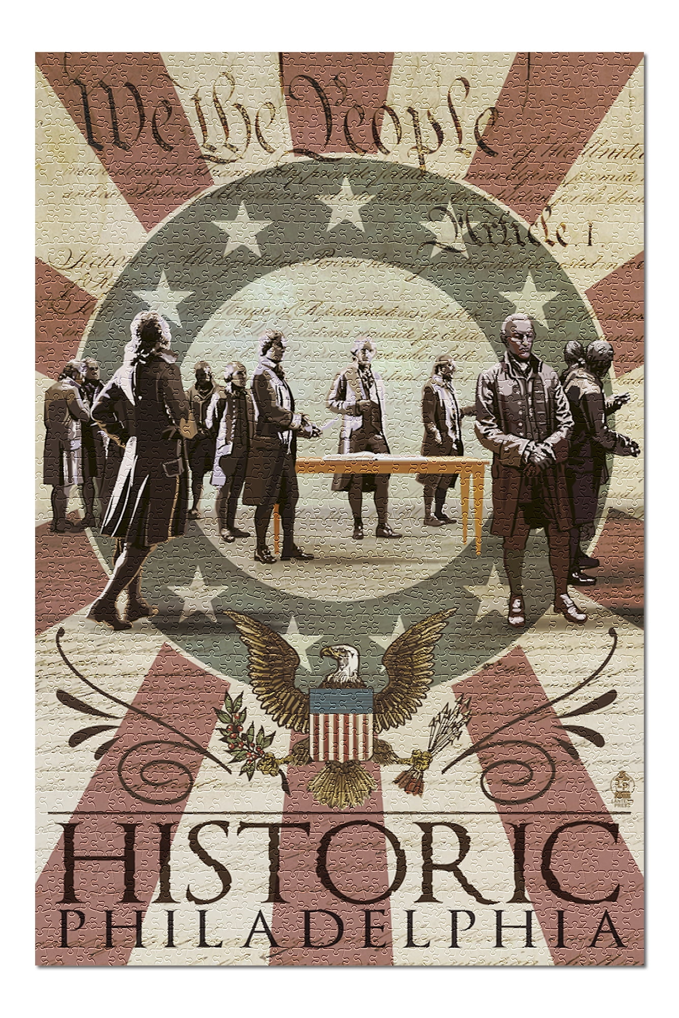 Philadelphia, Pennsylvania Signing of the Constitution (20x30 Premium