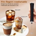 thumbnail image 4 of Espumador de leche recargable de mano para café, 3 velocidades con soporte, Batidora De Mano Electrica, espumador de café con 2 cabezales, mezclador de bebidas eléctrico de mano, esencial de cocina, 4 of 5