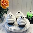 thumbnail image 2 of DEZICAKES Fake Cupcakes  Halloween Ghosts Fake Cupcakes Set of 3- Prop Decoration Dezicakes, 2 of 7