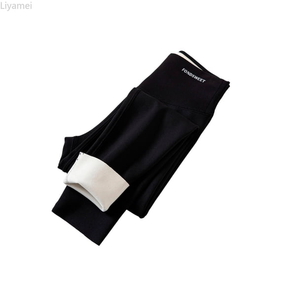 Liyamei Girls Lined Leggings with Thick Warm for Winter Yoga and Sport Size 4-15 Years