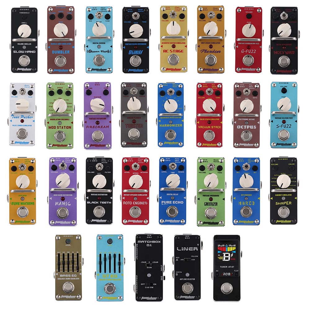 Aibecy Octave Electric Guitar Effect Pedal AOS-3 Octpus Polyphonic Mini Single Effect True Bypass