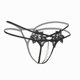 thumbnail image 3 of Tangas sexys, bragas, entrepierna abierta, ropa de dormir, ropa interior, Tanga de encaje de perlas, negro, 3 of 3