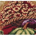 thumbnail image 6 of Violet Linen Fall Harvest Thanksgiving Autumn Leaves Sunflowers Fruits Pumpkins Tapestry Pattern, Polyester Cotton Woven Tapestry, Cornucopia, 13X 19, Rectangle Set of 4, Decorative Place Mats, 6 of 7
