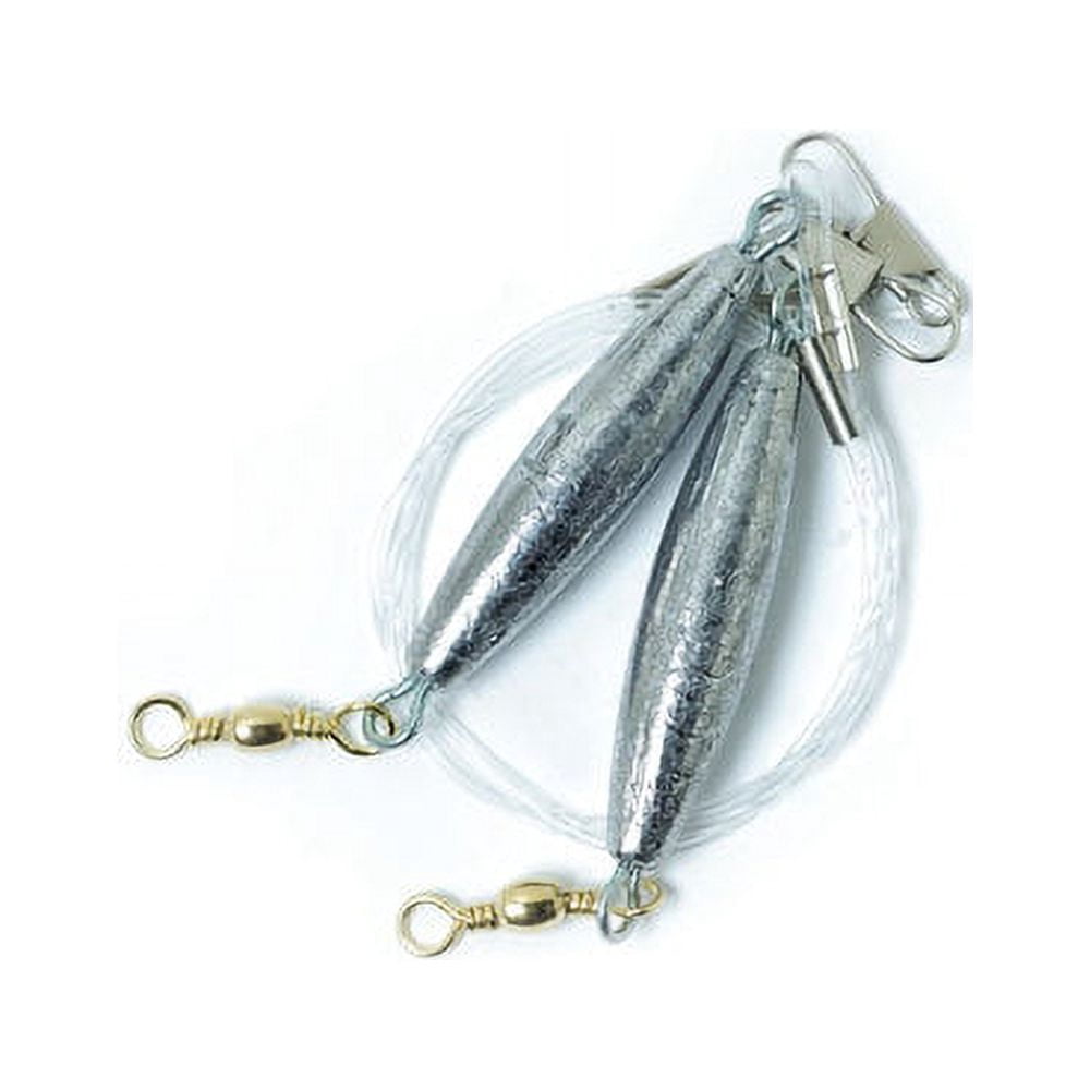 (3 pack) Lazer Sharp 20" Monofilament Trout Leader with 1 oz. Trolling Sinker