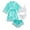 A-Mint Green262, variant on XIAONU Women's 4 Piece Satin Sleep Set With Lace Trim Belted Robe Camisole Shorts And Panty Soft Elegant Nightwear