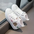 Popular Girls Princess Canvas Shoes Casual Hightop Flats Walking Shoes