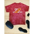 thumbnail image 3 of Proud To Be American Gold Tie Dye Crystal Men -Image by Shutterstock, Male XX-Large, 3 of 4