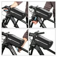 thumbnail image 4 of Bike Phone Holder Mount Bag, EEEkit Cycle Front Frame Handlebar Storage Bag Waterproof with Sensitive Touch Screen, 4 of 5