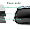 thumbnail image 4 of Lsque Hand Drawn Snake Pattern Laptop Bag – Portable & Slim Single-Shoulder Computer Case with Adjustable Strap, Protective, Lightweight for 13”/14”/15.6” Laptops, 4 of 8