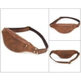 thumbnail image 5 of "Tulum" Men's Slim Leather Waist Fanny Pack & Chest Sling - Color Options, 5 of 12