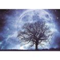 thumbnail image 1 of Pintura de diamante (DE1226) 5D DIY Moon Square Kit de bordado Cuadro de pared 45x60cm Hugtrwg Para estrenar, 1 of 1
