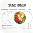 thumbnail image 6 of Guodhu Acrylic Puzzle Sun Catcher Rabbit Shape Window Hanging Suncatcher Rainbow Maker Mixed Material 100 Pieces Craft Kit for Kids Adults(multicolour Q), 6 of 7
