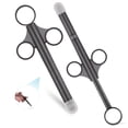 thumbnail image 1 of Jeringas aplicadoras de lubricante, disparador de tubo de lubricante con tapa redondeada suave para hombres, mujeres y parejas [escalas de 10 ml] [Gris y gris], 1 of 5