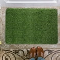 thumbnail image 4 of HEATSHAKING Artificial Grass Mat Entrance Mat Fake Grass Turf Mat Green Rectangular 1Pack, 4 of 8