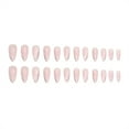 thumbnail image 5 of Fofosbeauty 24pcs Press on Nails, 2024 Fake Nails Almond Tips Design, Bevel French Golden, 5 of 9