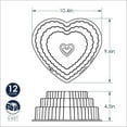 thumbnail image 5 of Nordic Ware 12 Cup Tiered Heart Bundt® Pan, 5 of 7
