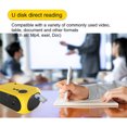 thumbnail image 4 of PPgejGEK 2024 (U.S. Specifications) LED Portable Mini Projector HD 1080P Projector U Disk Plug-in Card, Home HD Projector Savings, 4 of 7