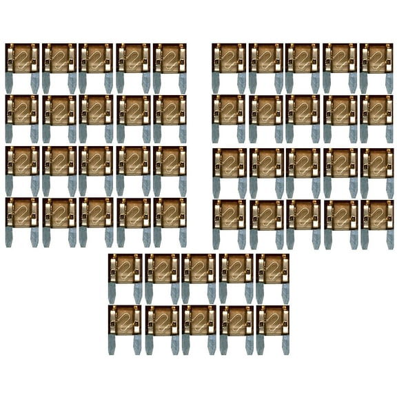 DNF 50 Pack 7.5 AMP ATS/ATC Mini Blade 12V Automobile Fuses
