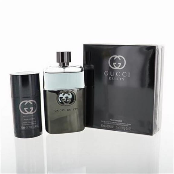 Gucci Guilty Pour Homme 2pc Gift Set 3.3 oz EDT   Deodorant Stick for Men