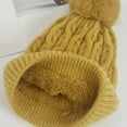 thumbnail image 3 of Winter Knitted Hat Scarf And Soft Thermal Lined For Cold Weather With, 3 of 6