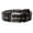Black, variant on 1 1/2" Snap On Riveted Christian Religious Cross and Circle Studded Leather Belt