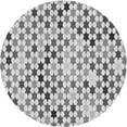 thumbnail image 1 of Ahgly Company Indoor Round Patterned Light Gray Area Rugs, 7' Round, 1 of 6