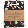 thumbnail image 6 of Pavilion - Bacon and Eggs Unisex Pajama Pants with Pockets - Medium, 6 of 7