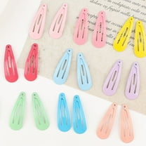 Tineasur Metal Hair Clips for Styling 50Pcs Colored Hair Clips for Girls 3x1in