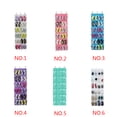 thumbnail image 3 of 24 Pockets Over The Door Shoe Organizer Hanging Shoe Rack Non-woven Clear Shoe Storage Closet, 3 of 5