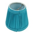 thumbnail image 3 of Renovators Supply Blue Lamp Shade 4-inch Fabric Clip-On Traditional Style Shades, 3 of 7