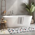thumbnail image 2 of White Chicken Folk Pattern Kitchen Rug Mat,Kitchen Runner Rugs Non Skid Washable,Decorative Kitchen Floor Mats for Kitchen,Sink,Laundry,17"x47.2", 2 of 7